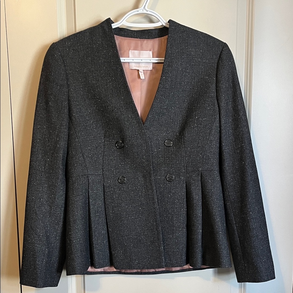 Rebecca Taylor Wool and Silk Blazer Size 4
